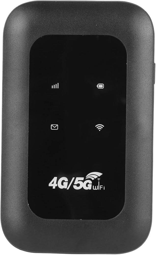 Routeur WiFi Portable 4G, Dongle WiFi Haute Vitesse 150 Mbps 2100 MAh avec Emplacement pour Carte